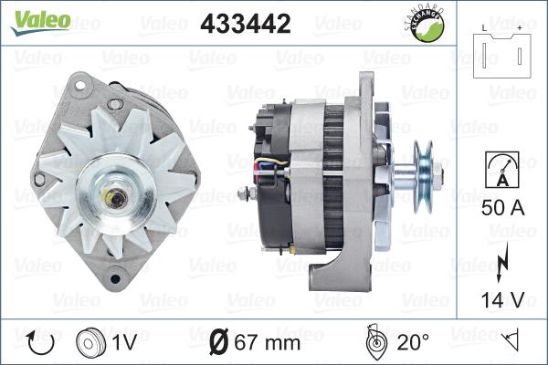 Valeo 433442 - Alternator furqanavto.az