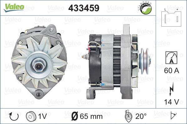 Valeo 433459 - Alternator furqanavto.az