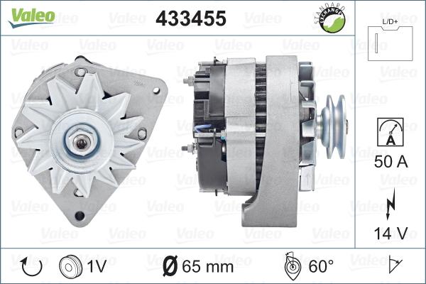 Valeo 433455 - Alternator furqanavto.az