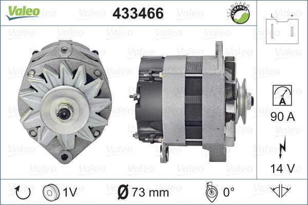 Valeo 433466 - Alternator furqanavto.az