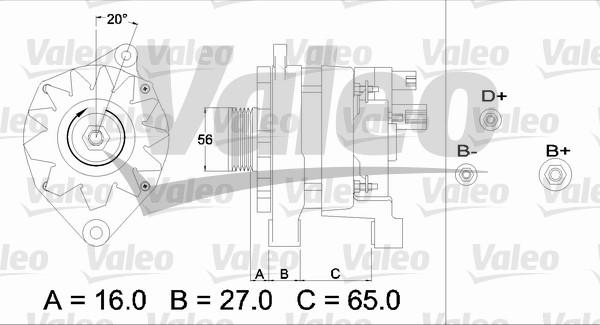 Valeo 433468 - Alternator furqanavto.az