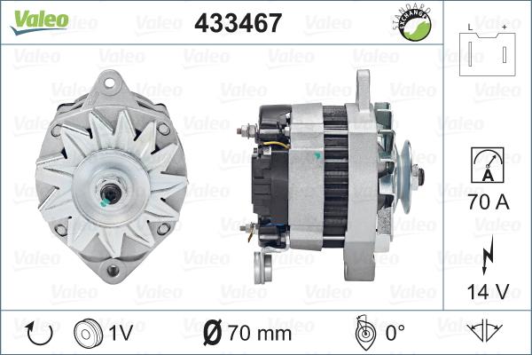 Valeo 433467 - Alternator furqanavto.az