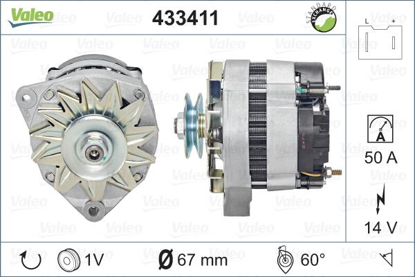 Valeo 433411 - Alternator furqanavto.az