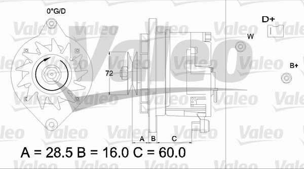 Valeo 433483 - Alternator furqanavto.az