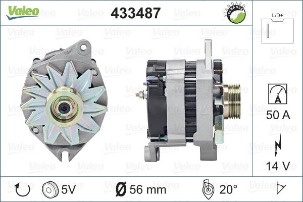 Valeo 433487 - Alternator furqanavto.az