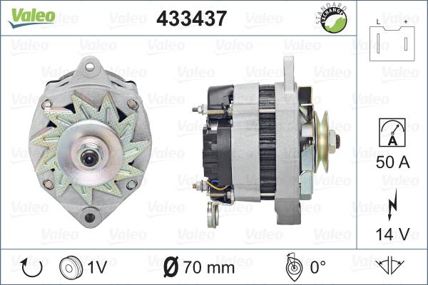 Valeo 433437 - Alternator furqanavto.az