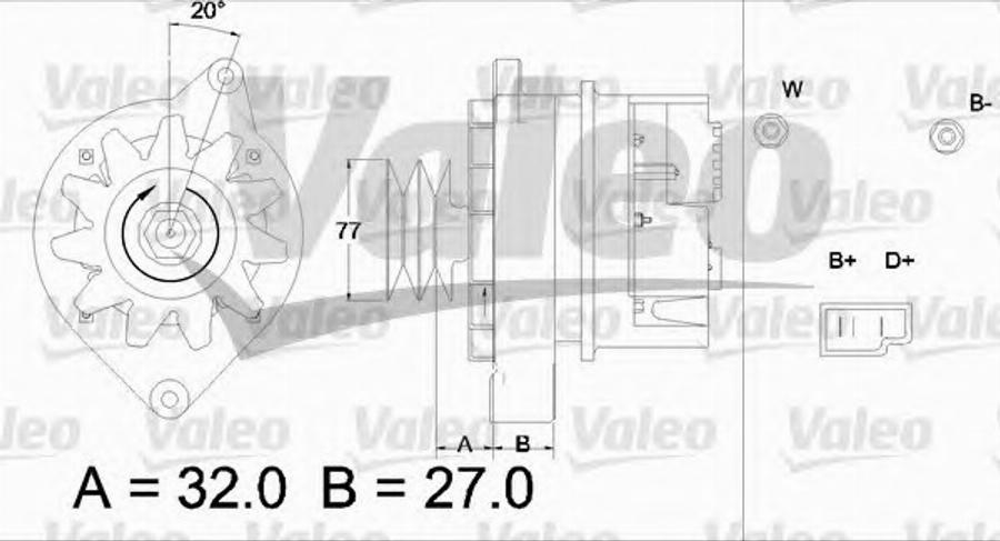 Valeo 433473 - Alternator furqanavto.az