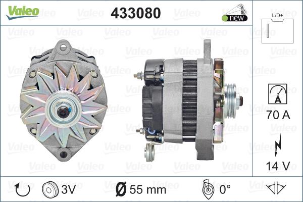 Valeo 433080 - Alternator furqanavto.az