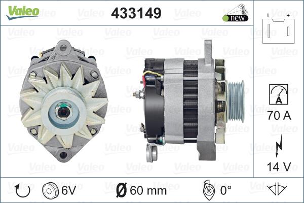 Valeo 433149 - Alternator furqanavto.az