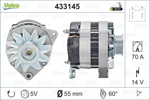 Valeo 433145 - Alternator furqanavto.az