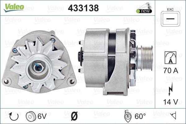 Valeo 433138 - Alternator furqanavto.az