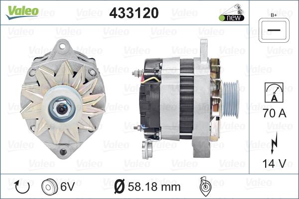 Valeo 433120 - Alternator furqanavto.az