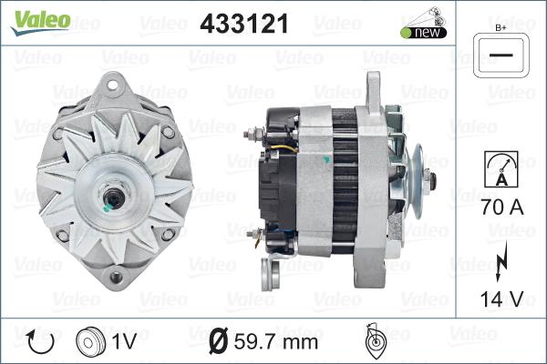 Valeo 433121 - Alternator furqanavto.az