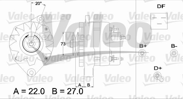 Valeo 433392 - Alternator furqanavto.az