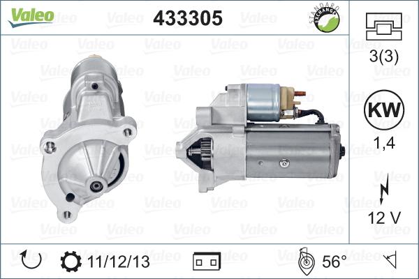 Valeo 433305 - Başlanğıc furqanavto.az