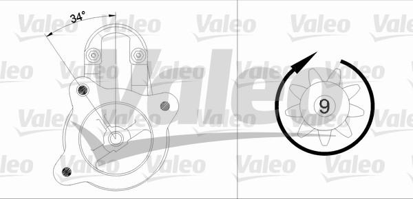 Valeo 433300 - Başlanğıc furqanavto.az