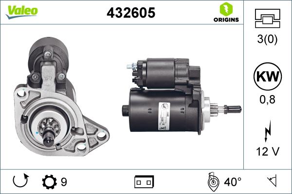 Valeo 432605 - Başlanğıc furqanavto.az