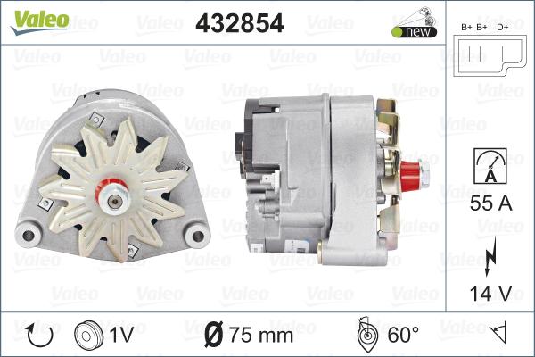 Valeo 432854 - Alternator furqanavto.az