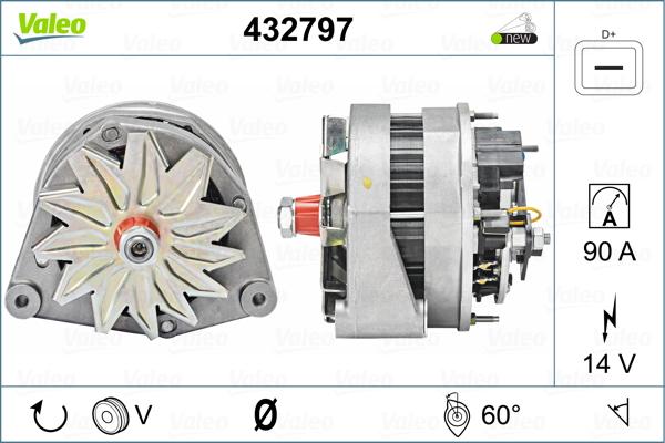 Valeo 432797 - Alternator furqanavto.az