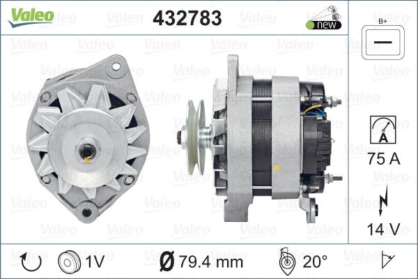 Valeo 432783 - Alternator furqanavto.az