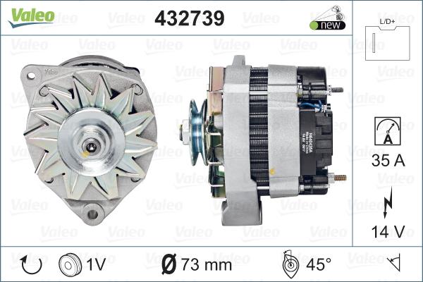 Valeo 432739 - Alternator furqanavto.az