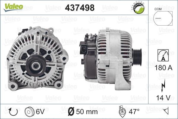 Valeo 437498 - Alternator furqanavto.az