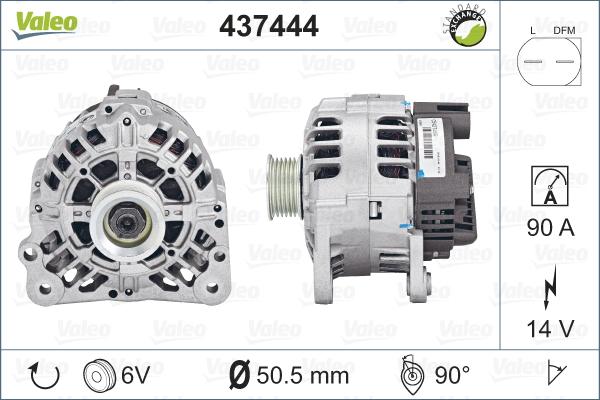 Valeo 437444 - Alternator furqanavto.az