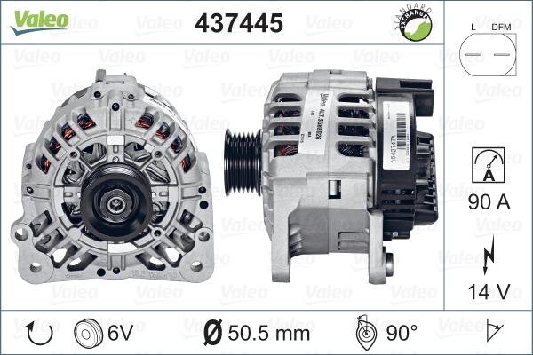 Valeo 437445 - Alternator furqanavto.az