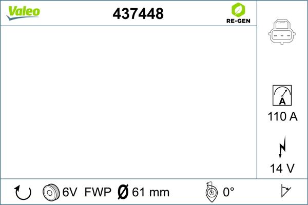 Valeo 437448 - Alternator furqanavto.az