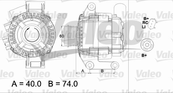 Valeo 437448 - Alternator furqanavto.az