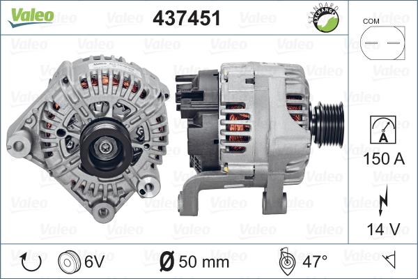 Valeo 437451 - Alternator furqanavto.az