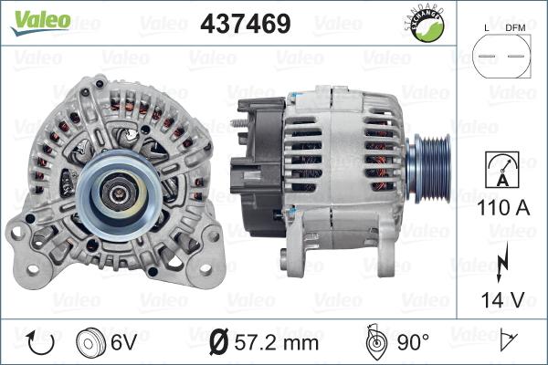 Valeo 437469 - Alternator furqanavto.az