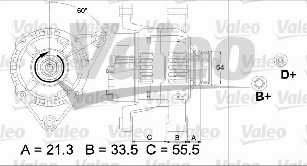 Valeo 437466 - Alternator furqanavto.az