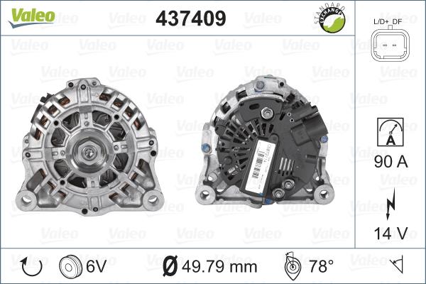 Valeo 437409 - Alternator furqanavto.az