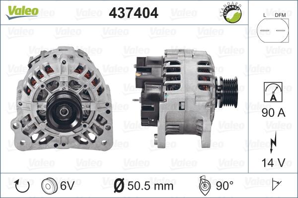 Valeo 437404 - Alternator furqanavto.az