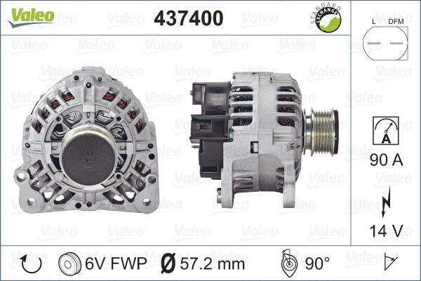 Valeo 437400 - Alternator furqanavto.az