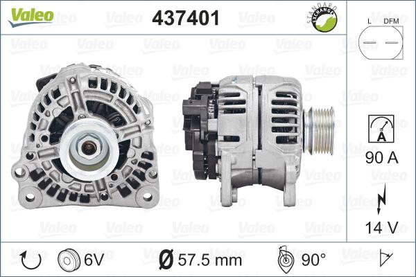 Valeo 437401 - Alternator furqanavto.az