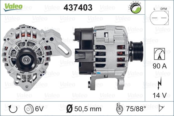 Valeo 437403 - Alternator furqanavto.az