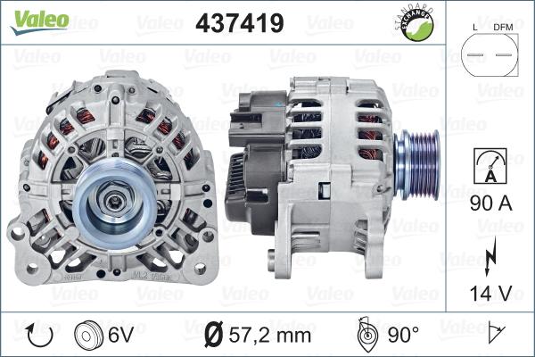 Valeo 437419 - Alternator furqanavto.az