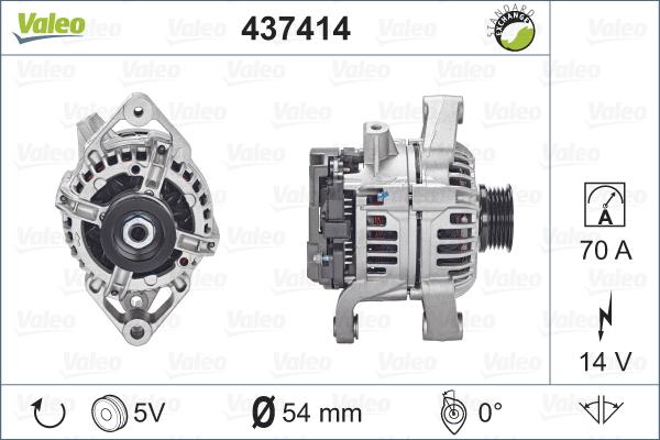 Valeo 437414 - Alternator furqanavto.az