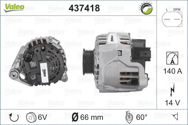 Valeo 437418 - Alternator furqanavto.az