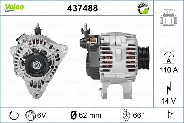 Valeo 437488 - Alternator furqanavto.az