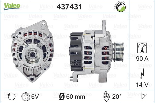 Valeo 437431 - Alternator furqanavto.az