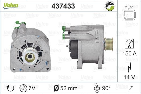 Valeo 437433 - Alternator furqanavto.az