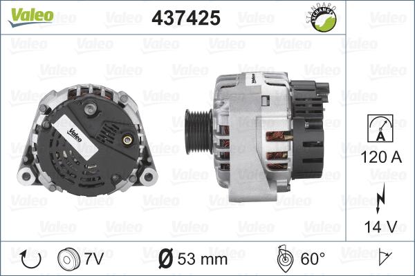 Valeo 437425 - Alternator furqanavto.az