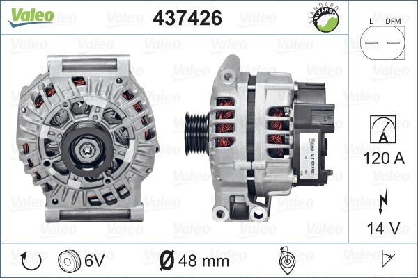 Valeo 437426 - Alternator furqanavto.az