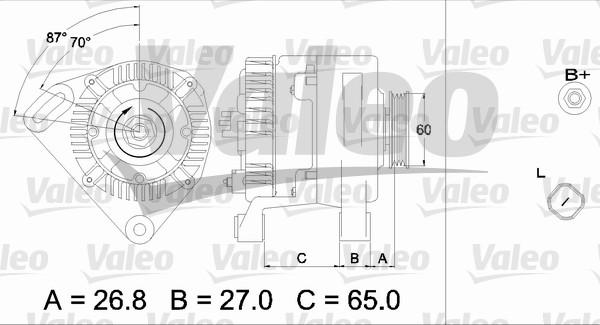 Valeo 437428 - Alternator furqanavto.az