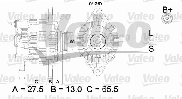 Valeo 437478 - Alternator furqanavto.az