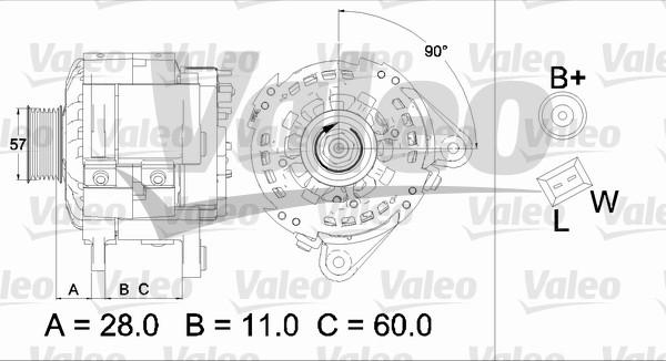 Valeo 437477 - Alternator furqanavto.az