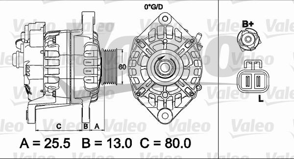 Valeo 437501 - Alternator furqanavto.az